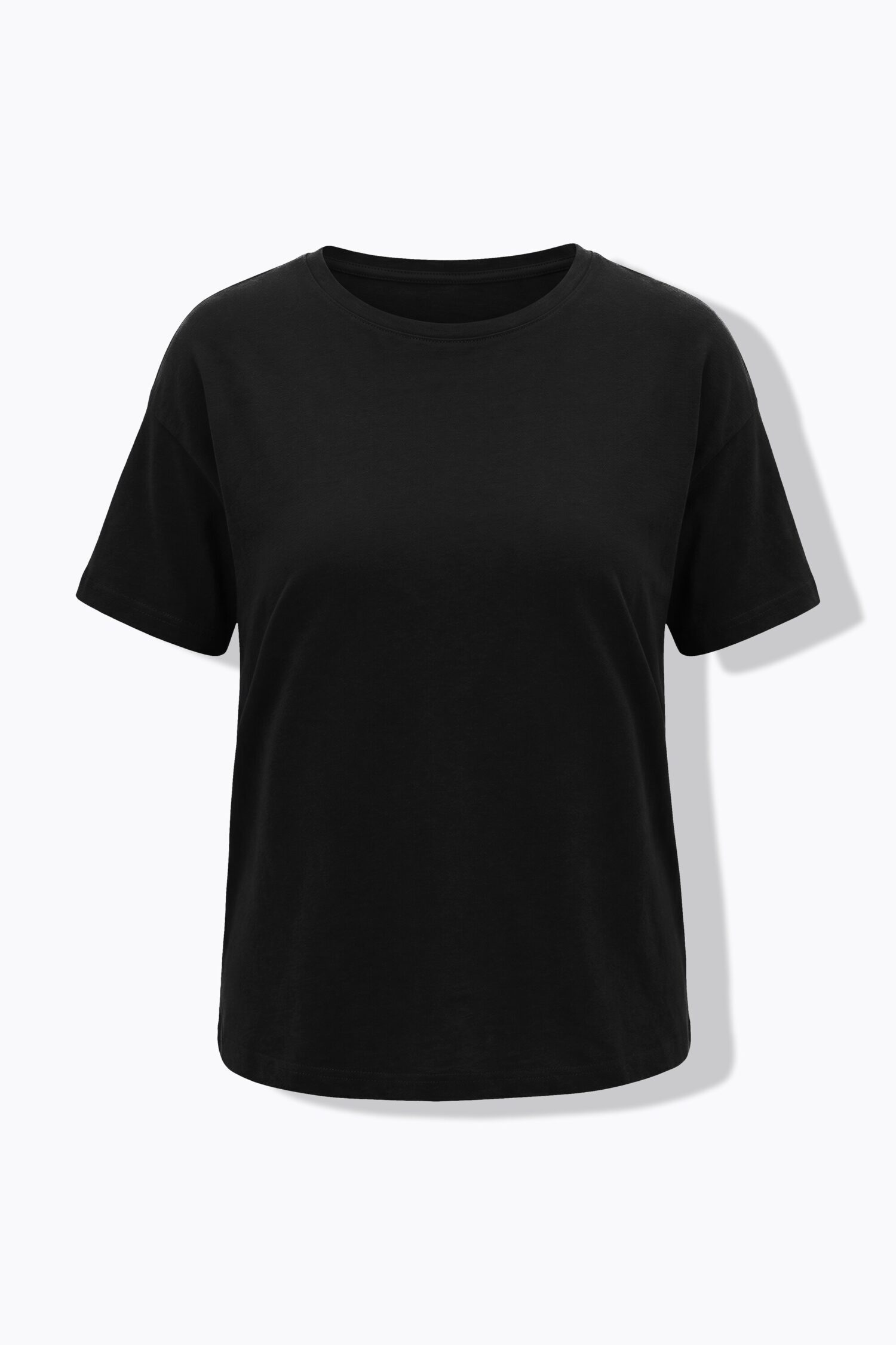 T-shirt Basic με στρογγυλή λαιμόκοψη