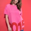 T-shirt oversized με σχέδιο 2015