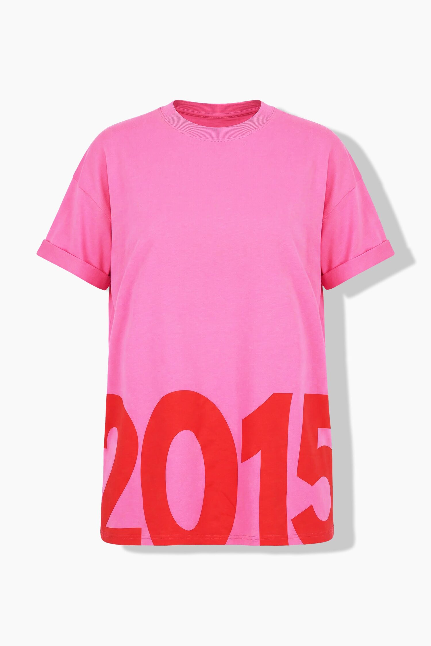 T-shirt oversized με σχέδιο 2015
