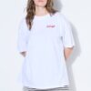 T-shirt oversized με τύπωμα Girls night