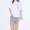 T-shirt oversized με τύπωμα Girls night