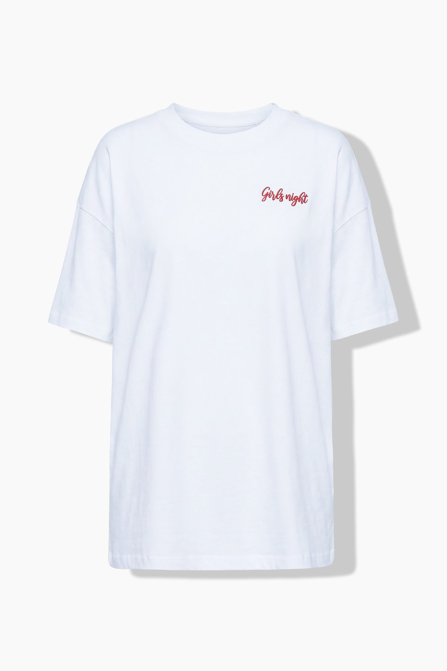 T-shirt oversized με τύπωμα Girls night