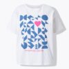T-shirt oversized με τύπωμα "wanna have sun"