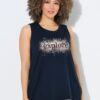Τοπ αμάνικο σε γραμμή Α με τύπωμα "explore"