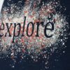 Τοπ αμάνικο σε γραμμή Α με τύπωμα "explore"