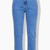 Τζιν παντελόνι mom fit με διακοσμητικές λεπτομέρειες