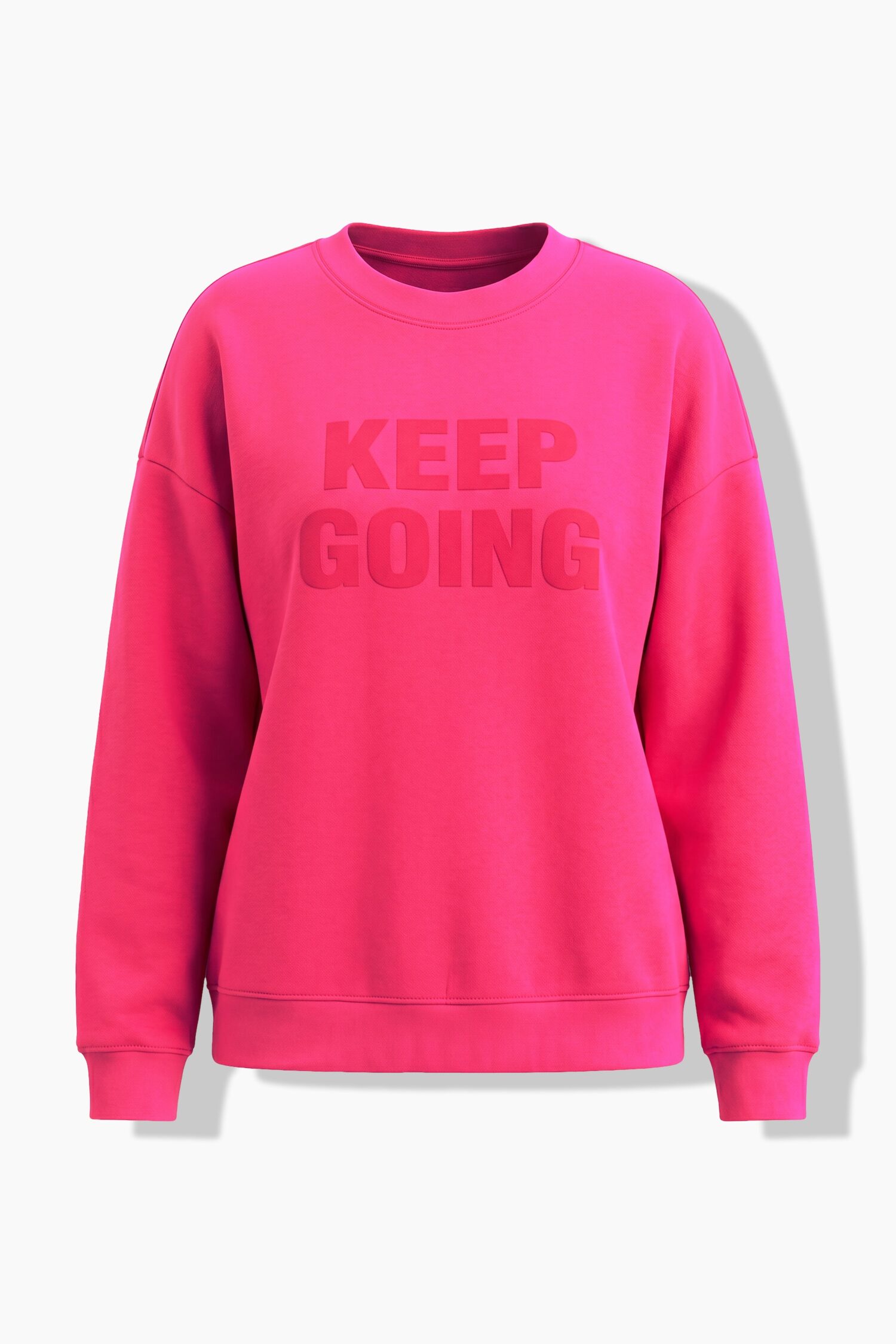 Μπλούζα φούτερ oversized με σχέδιο "KEEP GOING"