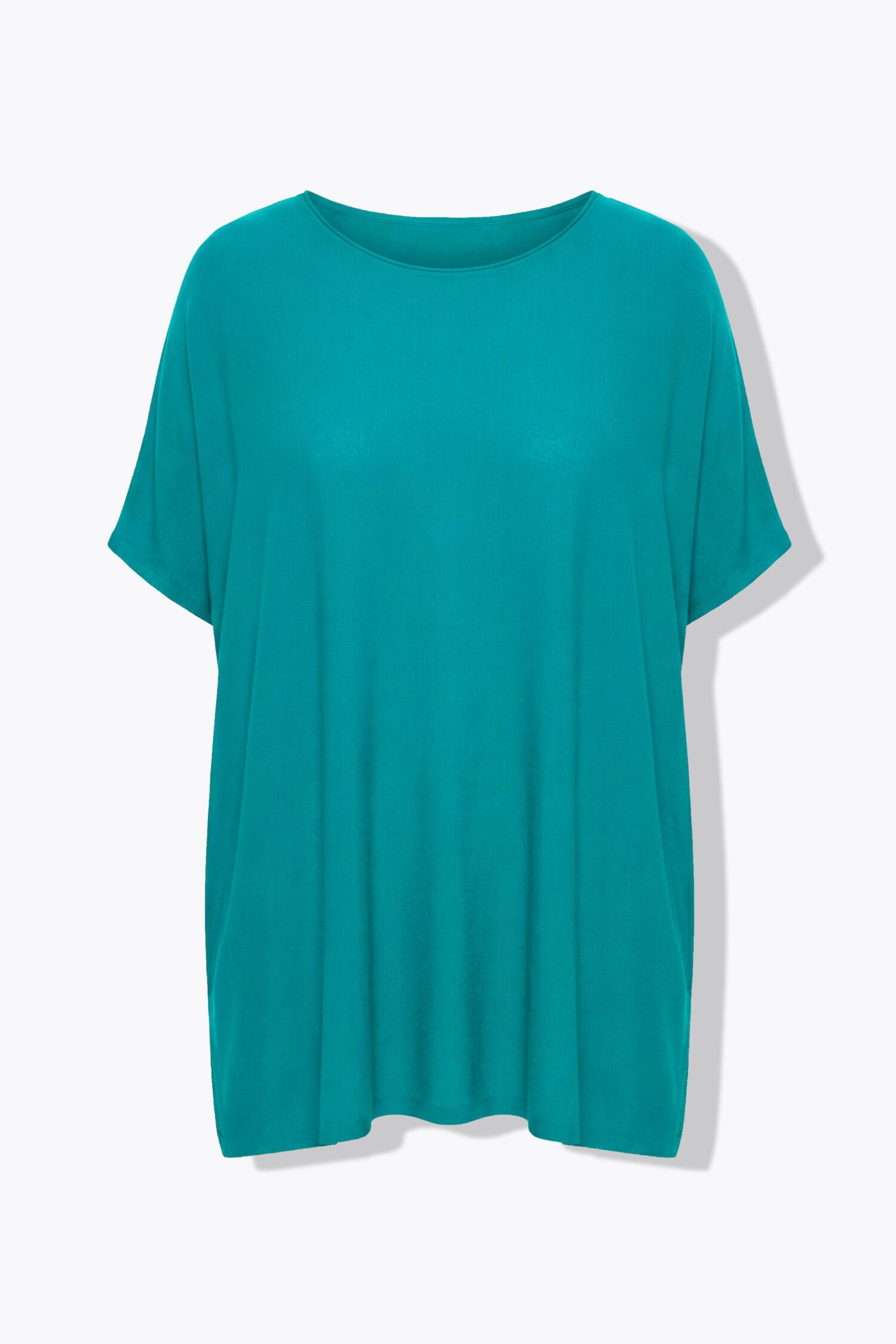 Μπλούζα oversized με φαρδιά, κοντά μανίκια