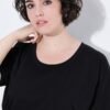 Μπλούζα oversized με κέντημα στο τελείωμα