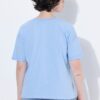 Μπλούζα oversized με στρογγυλή λαιμόκοψη και τύπωμα "Fashion"