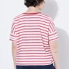 Μπλούζα ριγέ oversized με λαιμόκοψη V