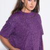 T-shirt oversized με λεοπάρ print και τύπωμα στην πλάτη