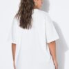 T-shirt oversized με τύπωμα Lady