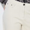 Τζιν παντελόνι mom fit με άνετη εφαρμογή και 5 τσέπες