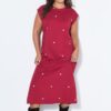 Φόρεμα ελαφρώς oversized με σχέδιο hearts