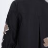 Φόρεμα μίντι σε γραμμή Α με φλοράλ σχέδιο κι όρθιο γιακά
