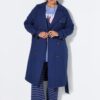 Καμπαρντίνα ελαφρώς oversized με ζώνη στη μέση και τσέπες