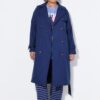 Καμπαρντίνα ελαφρώς oversized με ζώνη στη μέση και τσέπες