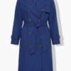 Καμπαρντίνα ελαφρώς oversized με ζώνη στη μέση και τσέπες