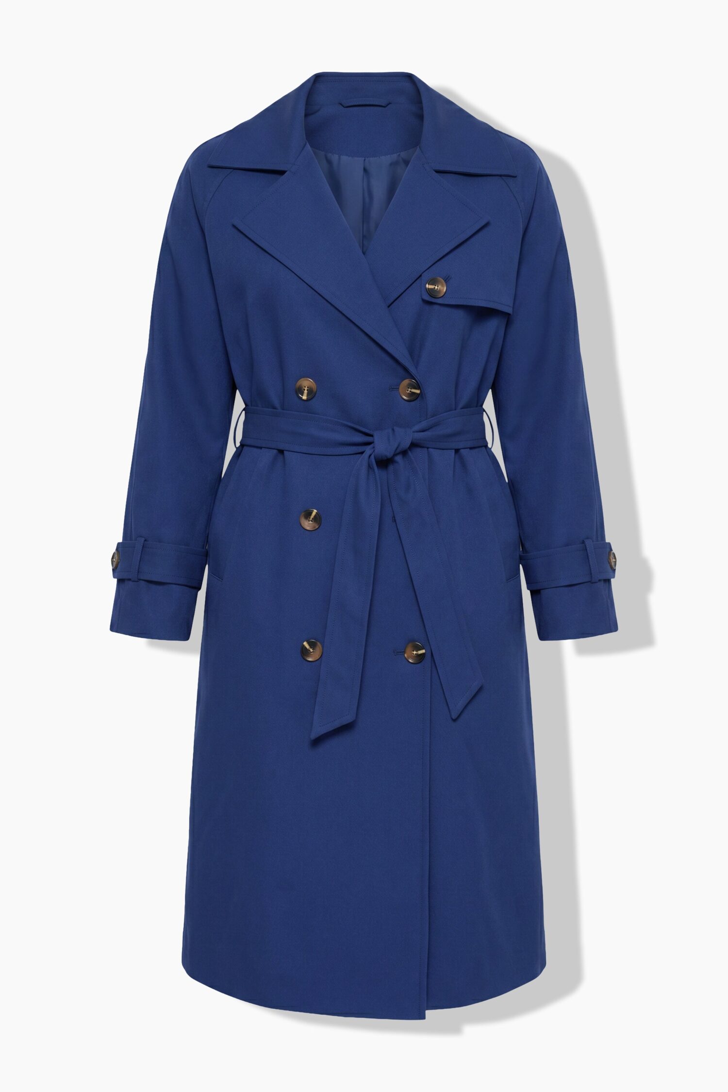 Καμπαρντίνα ελαφρώς oversized με ζώνη στη μέση και τσέπες