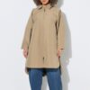 Καμπαρντίνα oversized με καρό επένδυση υψηλής ποιότητας