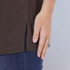 Μπλούζα basic με χαλαρή εφαρμογή και κοντά μανίκια