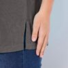Μπλούζα basic με χαλαρή εφαρμογή και κοντά μανίκια