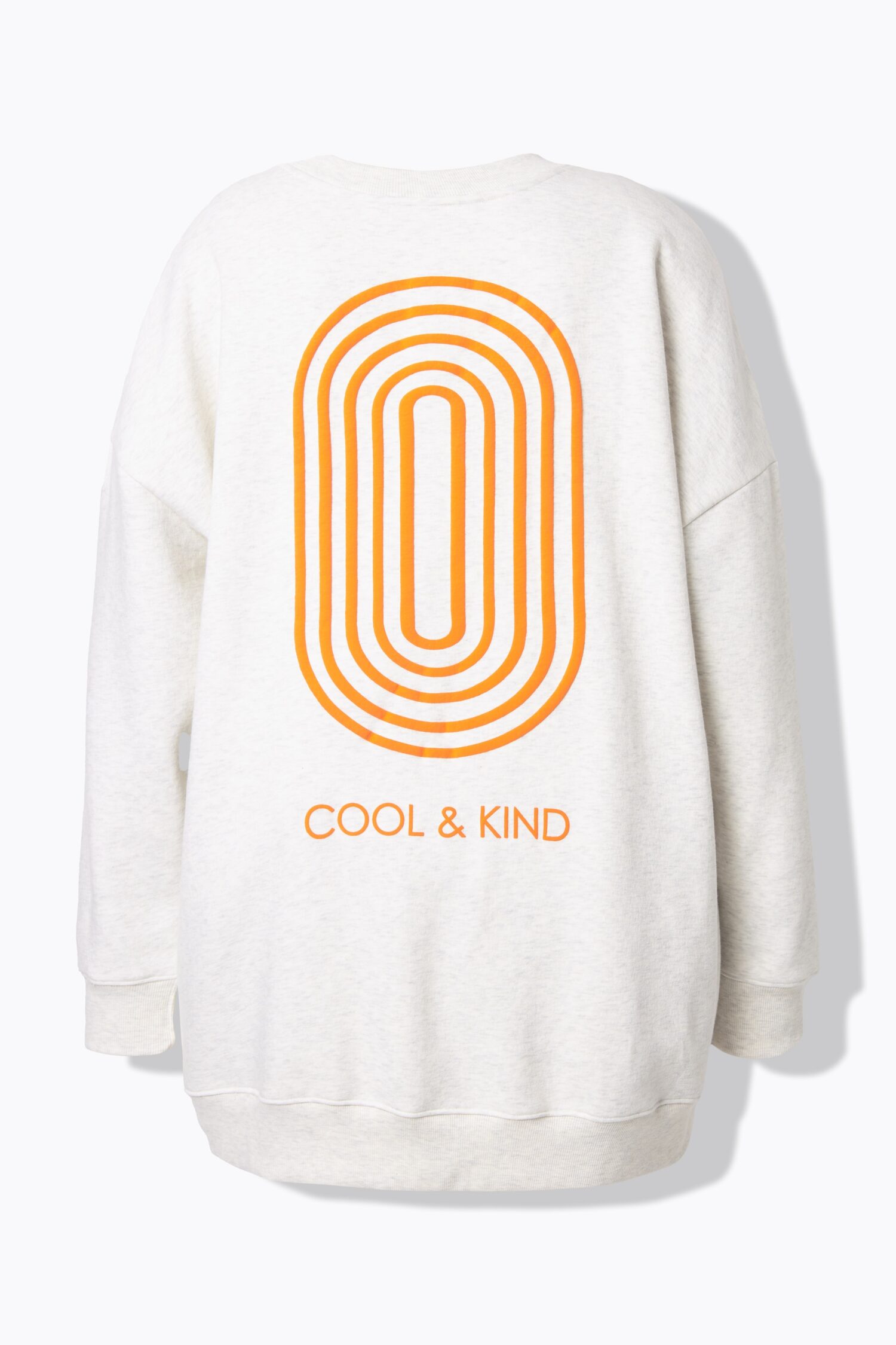 Μπλούζα φούτερ oversized με τύπωμα Cool & Kind