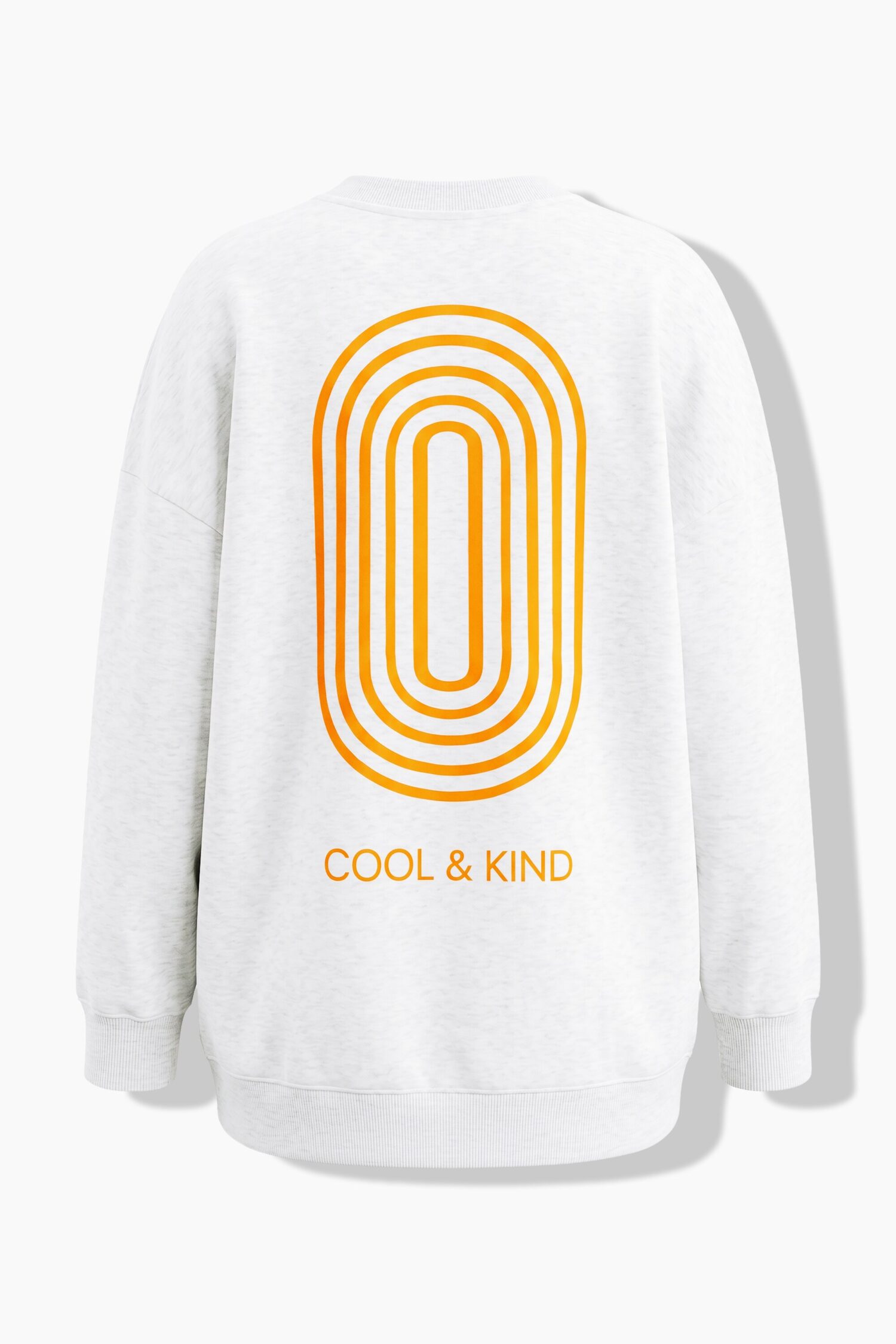 Μπλούζα φούτερ oversized με τύπωμα Cool & Kind