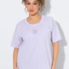 Μπλούζα κοντομάνικη oversized με τύπωμα στην πλάτη