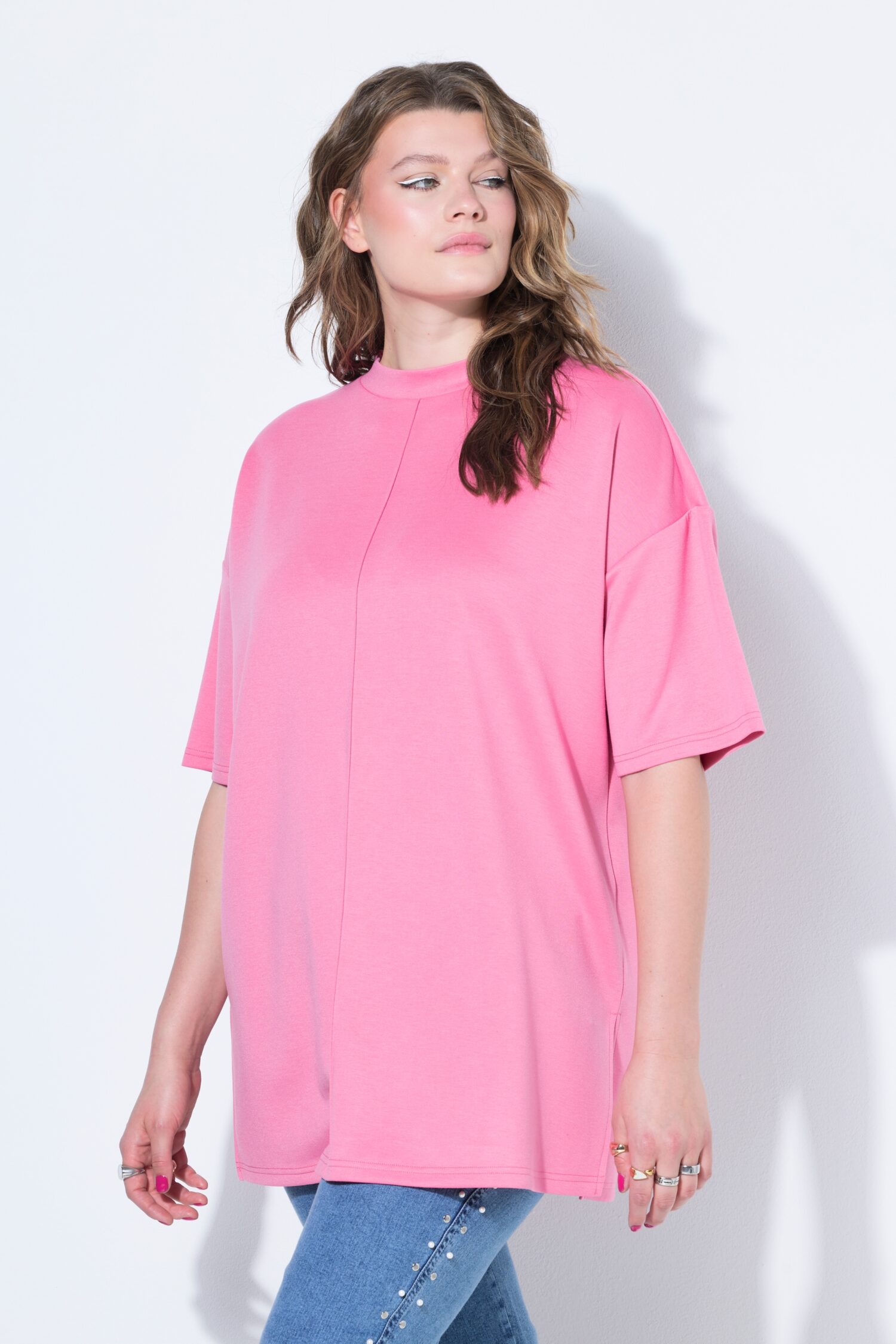 Μπλούζα oversized με χαμηλούς ώμους