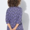 Μπλούζα oversized με διακοσμητικές πιέτες και μανίκια 3/4