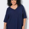 Μπλούζα oversized με κοντά μανίκια