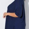 Μπλούζα oversized με κοντά μανίκια