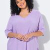 Μπλούζα oversized με κοντά μανίκια