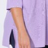 Μπλούζα oversized με κοντά μανίκια