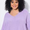 Μπλούζα oversized με κοντά μανίκια