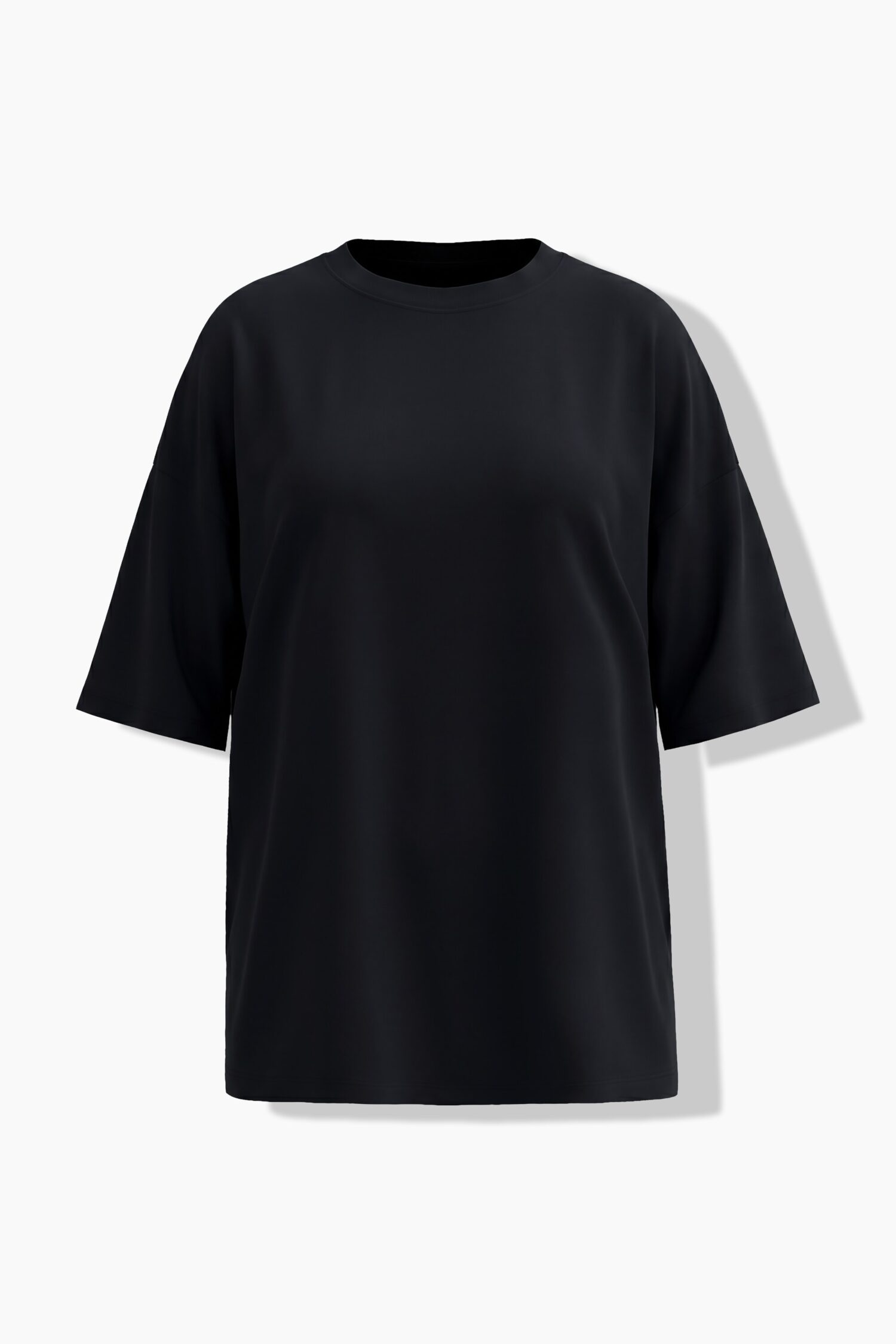 Μπλούζα oversized με κρόσσια από χάντρες στην πλάτη