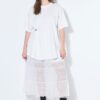 Μπλούζα oversized με μεταλλική λεπτομέρεια στη μέση