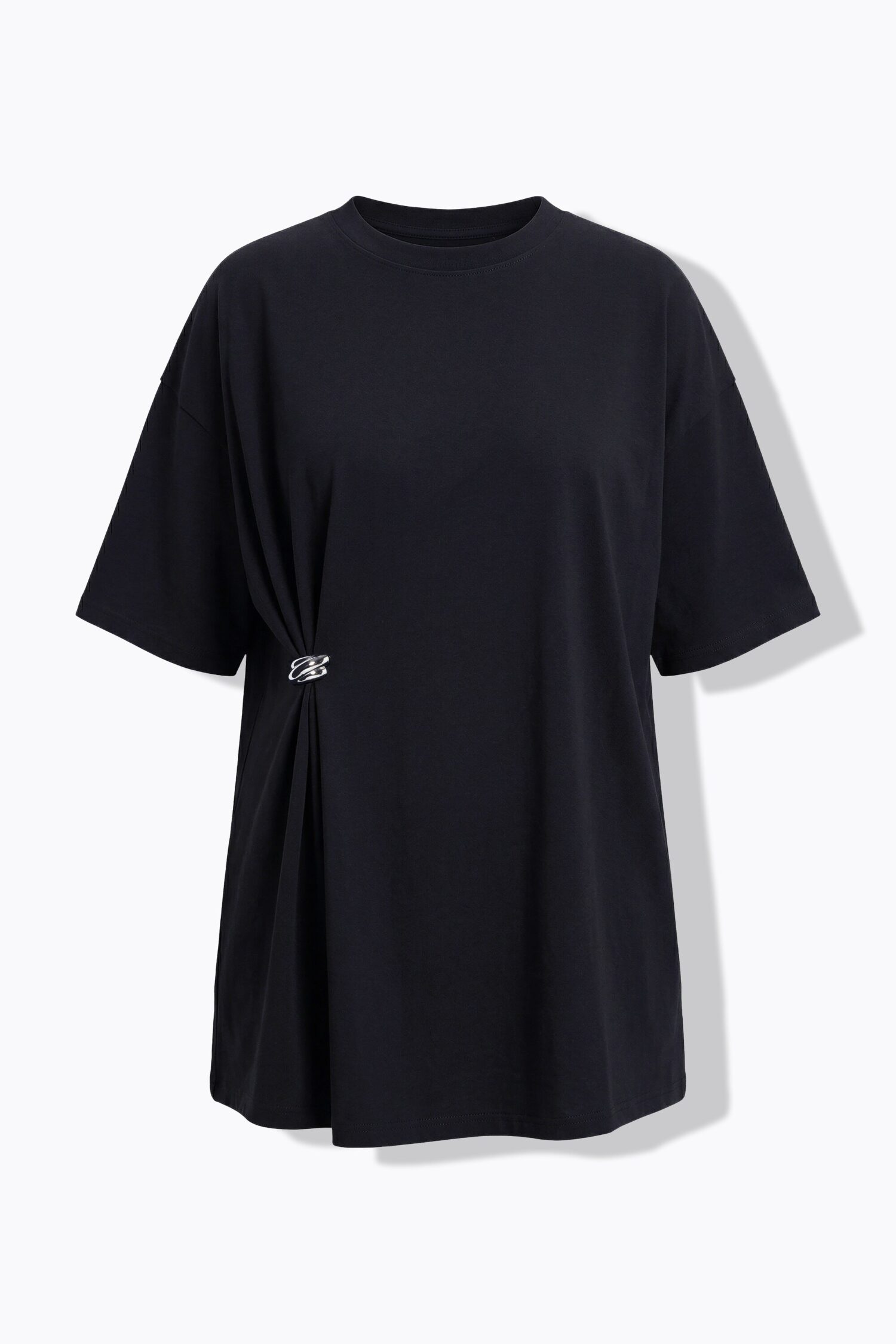 Μπλούζα oversized με μεταλλική λεπτομέρεια στη μέση