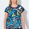 Μπλούζα oversized με print στο μπροστινό μέρος