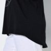 Μπλούζα oversized με τύπωμα και κοντά μανίκια