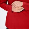 Μπλούζα ζιβάγκο με μακριά μανίκια σε στενή γραμμή