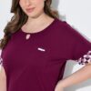 Νυχτικά συσκευασία 2 τεμαχίων, oversized με τσέπη στο στήθος