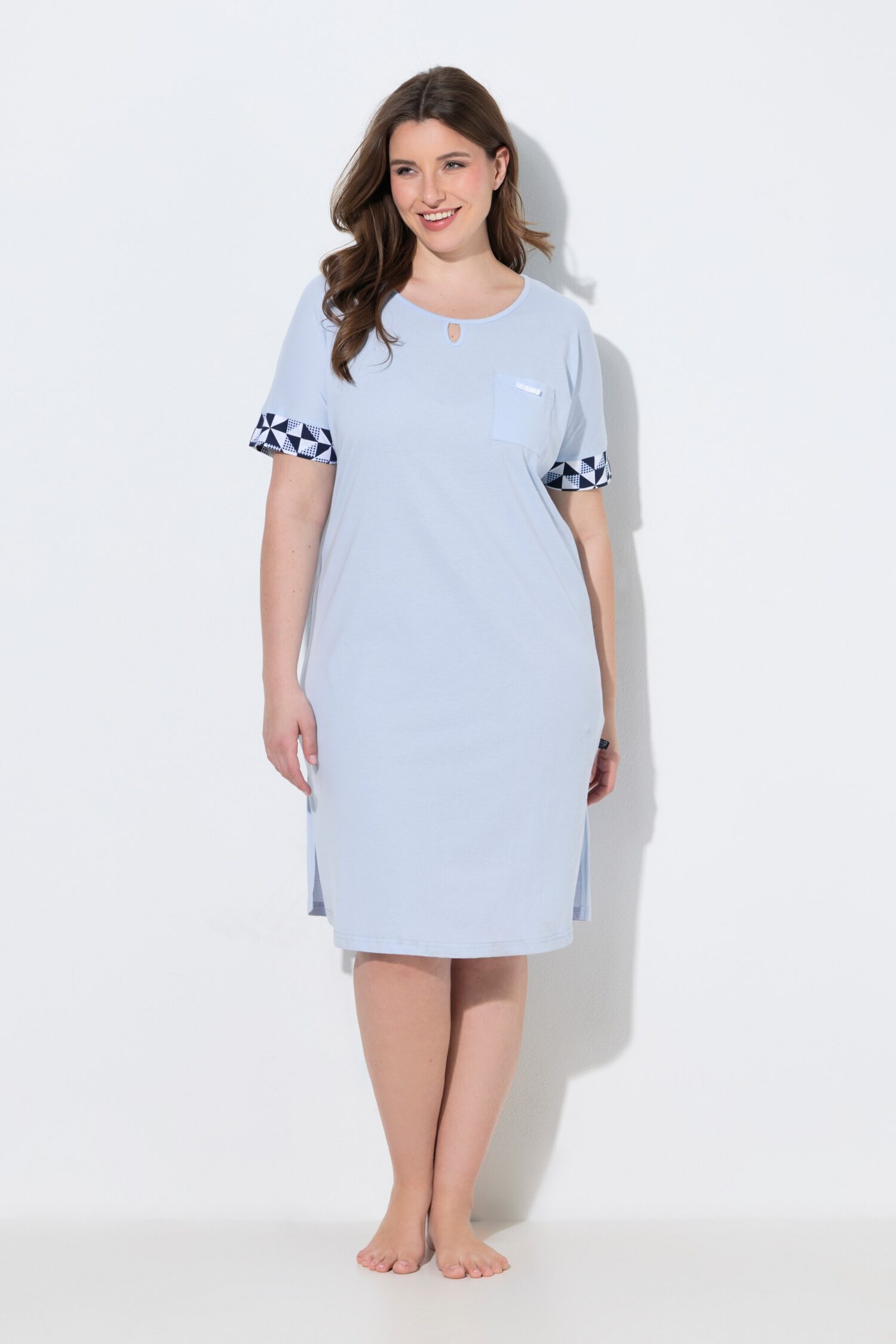 Νυχτικά συσκευασία 2 τεμαχίων, oversized με τσέπη στο στήθος
