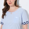 Νυχτικά συσκευασία 2 τεμαχίων, oversized με τσέπη στο στήθος