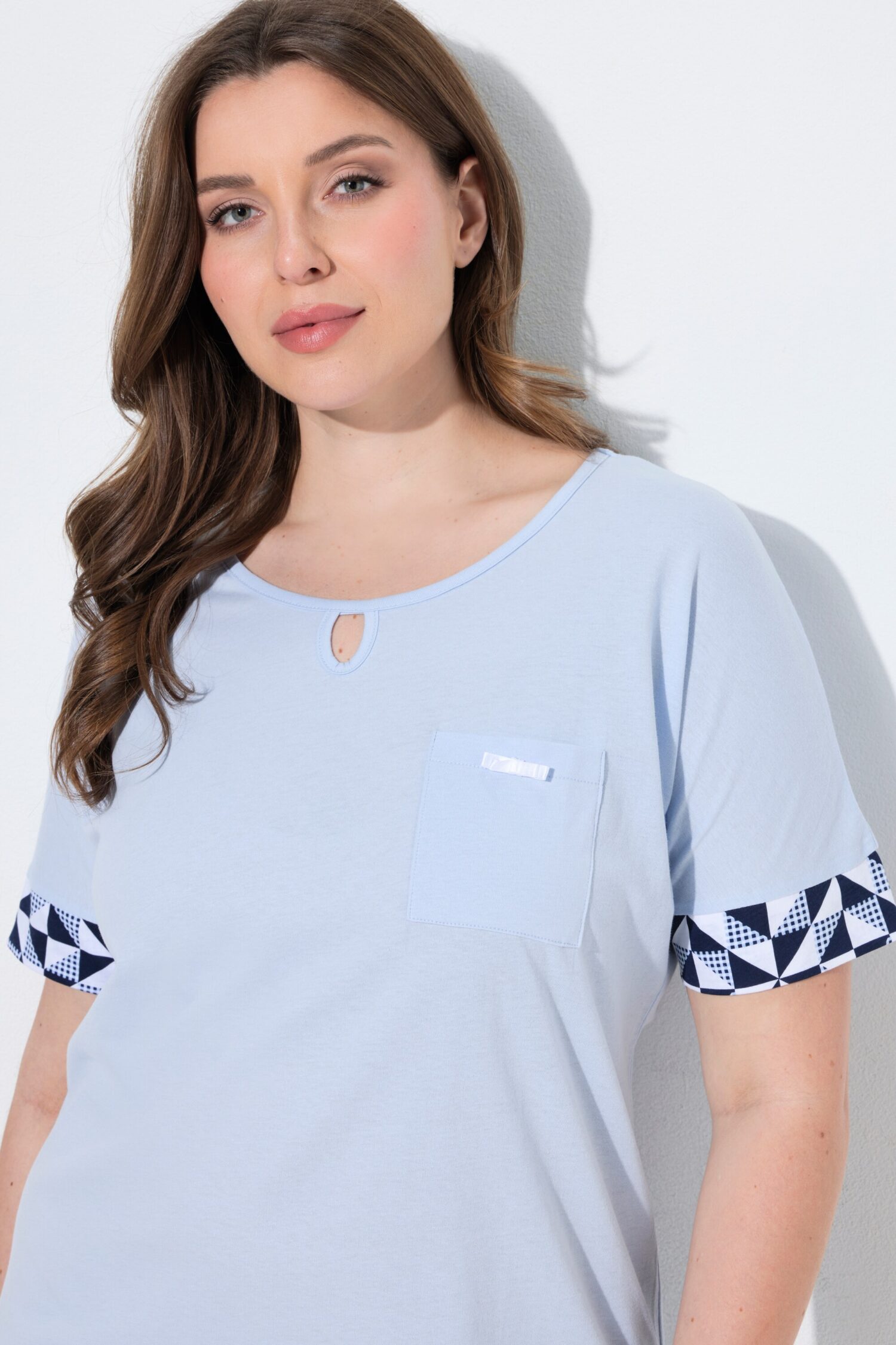 Νυχτικά συσκευασία 2 τεμαχίων, oversized με τσέπη στο στήθος