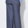 Παντελόνι σε denim look με ελαστική μέση