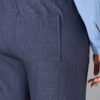 Παντελόνι σε denim look με ελαστική μέση