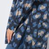 Πουκάμισο μακρυμάνικο με animal print και μακριά μανίκια